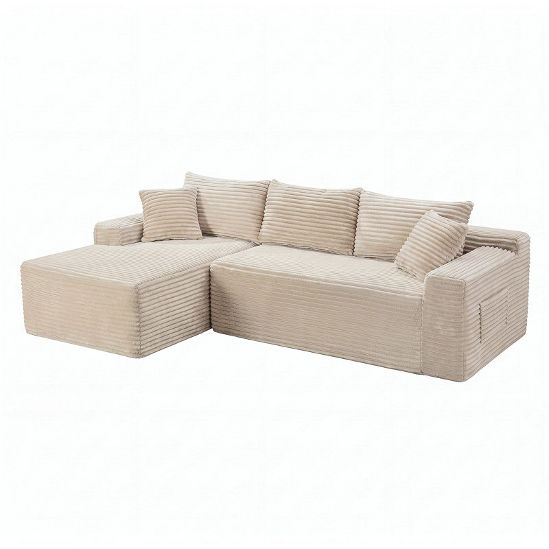 Canapé modulaire 106,3 po Cloud, Camel
