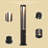 Black Integrated LED Bollard Light-106895338