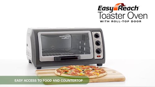 Hamilton Beach Easy Reach® Toaster Oven with Roll-Top Door - 31127D