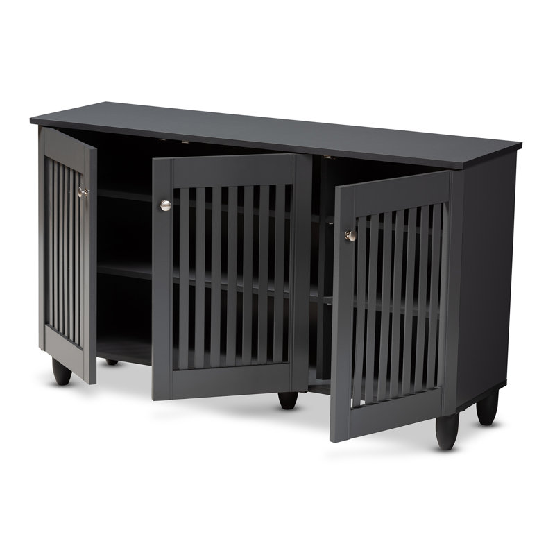 Cornelious 12 Pair Shoe Storage Cabinet