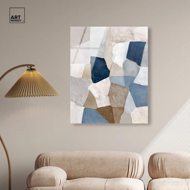 Composition of Solids III, reproduction d'art acrylique sur toile par Art Remedy, prête à être suspendue, 30 x 36