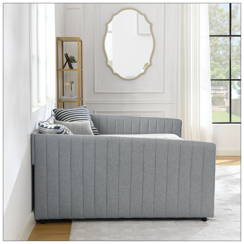 Lit pour chambre à coucher, Gris