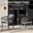 10 - Person Rectangular Outdoor Dining Set With Cushions-613189378-613189406