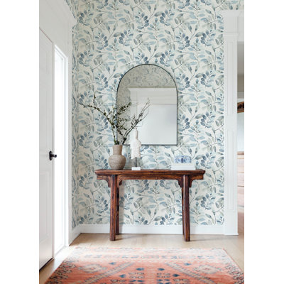 Pinnate Blue Leaves Wallpaper