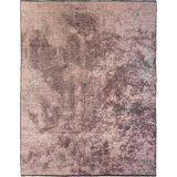 Rapture Abstract Lilac/Silver Gray Area Rug