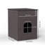 Enceinte en bois pour litière pour chat avec tiroir, table d'appoint, cage intérieure pour animal, table de chevet pour chat-307845743