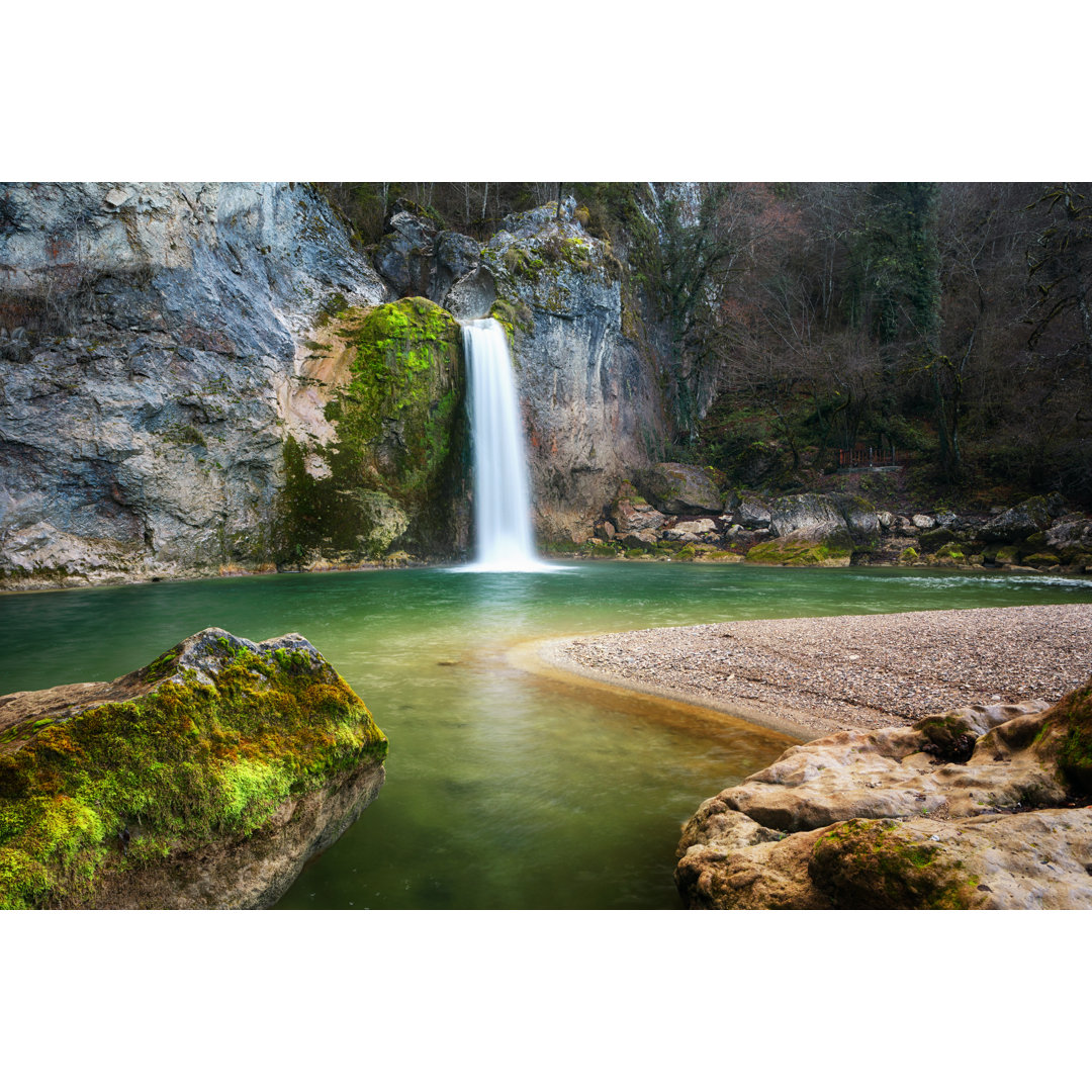 Ilica Wasserfall in der Natur von Tunart - Kunstdrucke auf Leinwand