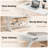 Computer Desk, Large Industrial Study Home Office Desk Modern Wood Gaming Work Writing Desk for Living room,Bedroom, Office-110136623-102641045