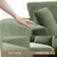 Canapé modulaire en velours côtelé avec pouf de 110 po Boneless-478732570