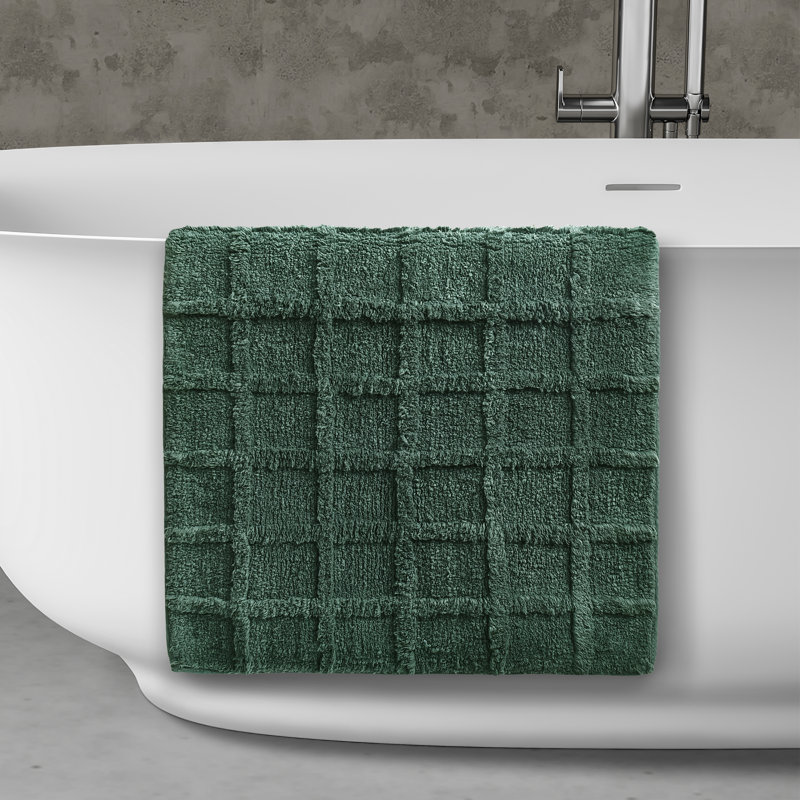 Carter Bath Rug, Emerald Green