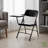 Bernadine Metal Folding Chair with Tablet Arm, Pack of 2