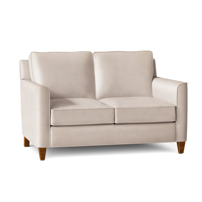 Yorba Leather Loveseat