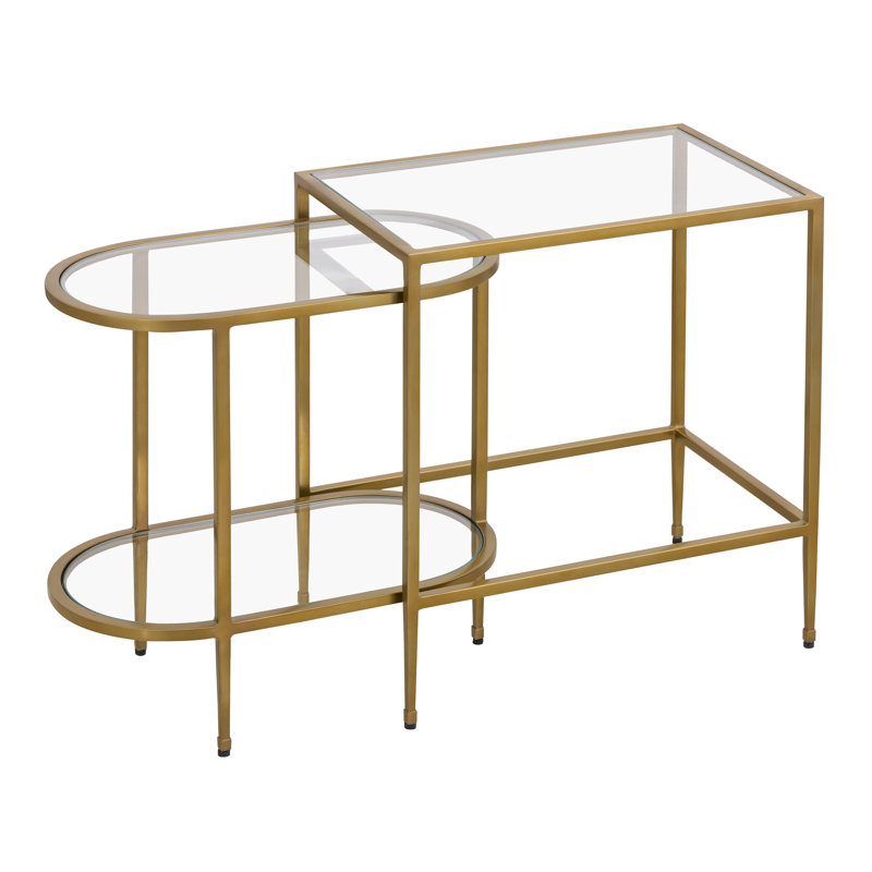 Glass Top Nesting Tables