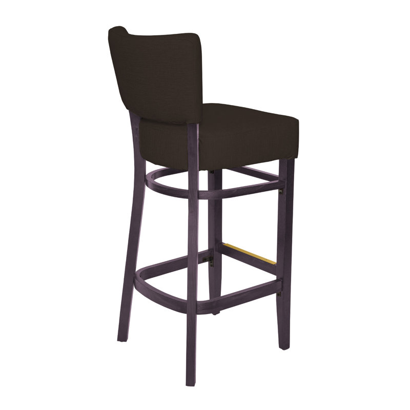 Tabouret de bar Madison, Brun, Acajou foncé