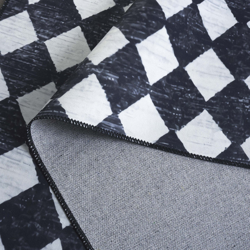 Abdriel Clara 300 Performance Machine Washable Geometric Rug, Rectangle 5' x 8'