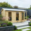 Lambridge 10 x 14 ft 28 mm Corner Log Cabin