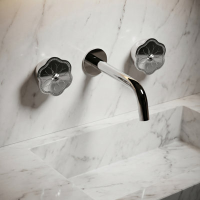 Bellagio Luxury 3-hole Wall Mount Bathroom Faucet