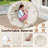 Ahlexus 360° Swivel Wicker Outdoor Lounge Chair with Cushions-1262485141