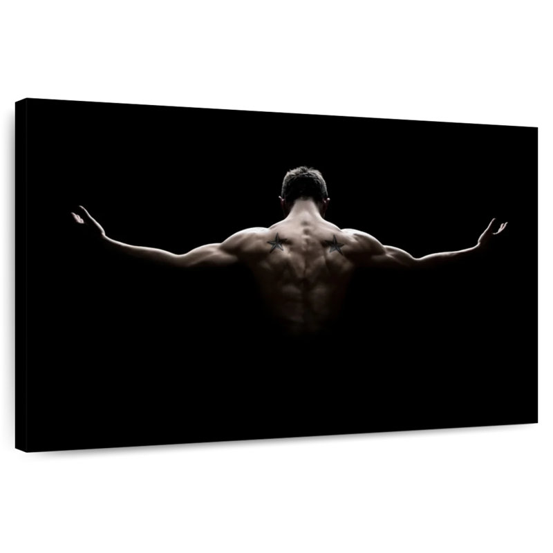 Senne Muscular Back, 8" H x 12" W
