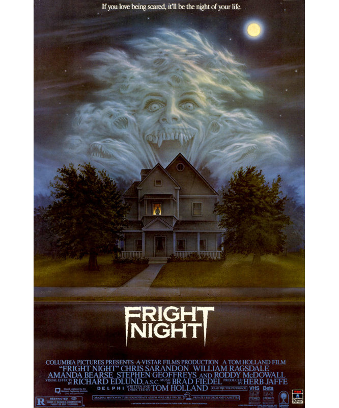 Fright Night, H 18 po x l 12 po