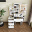 Bureau de coiffeuse moderne avec 4 tiroirs-349666295