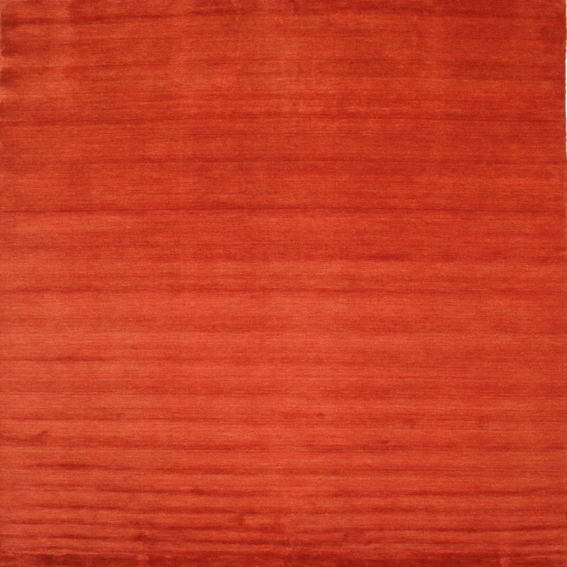 Tapis de zone rouge pourpre contemporain, Carré 7 pi