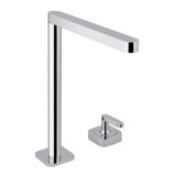 Living Vessel Sink Bathroom Faucet with Drain Assembly
