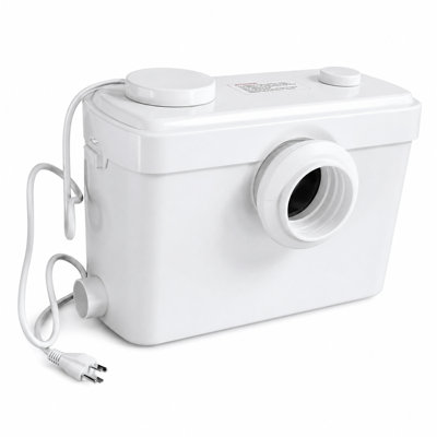 Yingze 750W Macerator Sewerage Pump with 3 Water Inlets for Rear Outlet Toilet Basement Kitchen Bathroom Sink Laundry Machine Disposal
