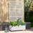 Metal Planter Wall with Trellis and Wheels, Mobile Outdoor Elevated Garden Bed, Dual-Purpose for Privacy Decoration and Planting, with Drainage Holes, for Climbing Plants, Vegetables, and Vining Flowers -1907354283-1907354280