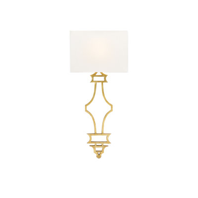 Eternity Wrought Iron Flush Mounted Sconce