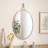 Stopwatch Oval Powder Room Wall Mirror - Polished Nickel-420534066-471552076-420534070