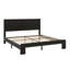 Cadre de lit plateforme en bois silencieux avec assemblage facile d'outils et rangement spacieux sous le lit