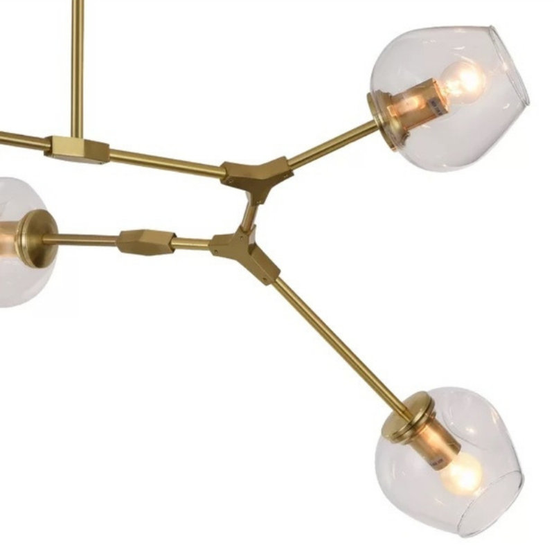 Yarra 7 - Light Gold Unique/Statement Pendant