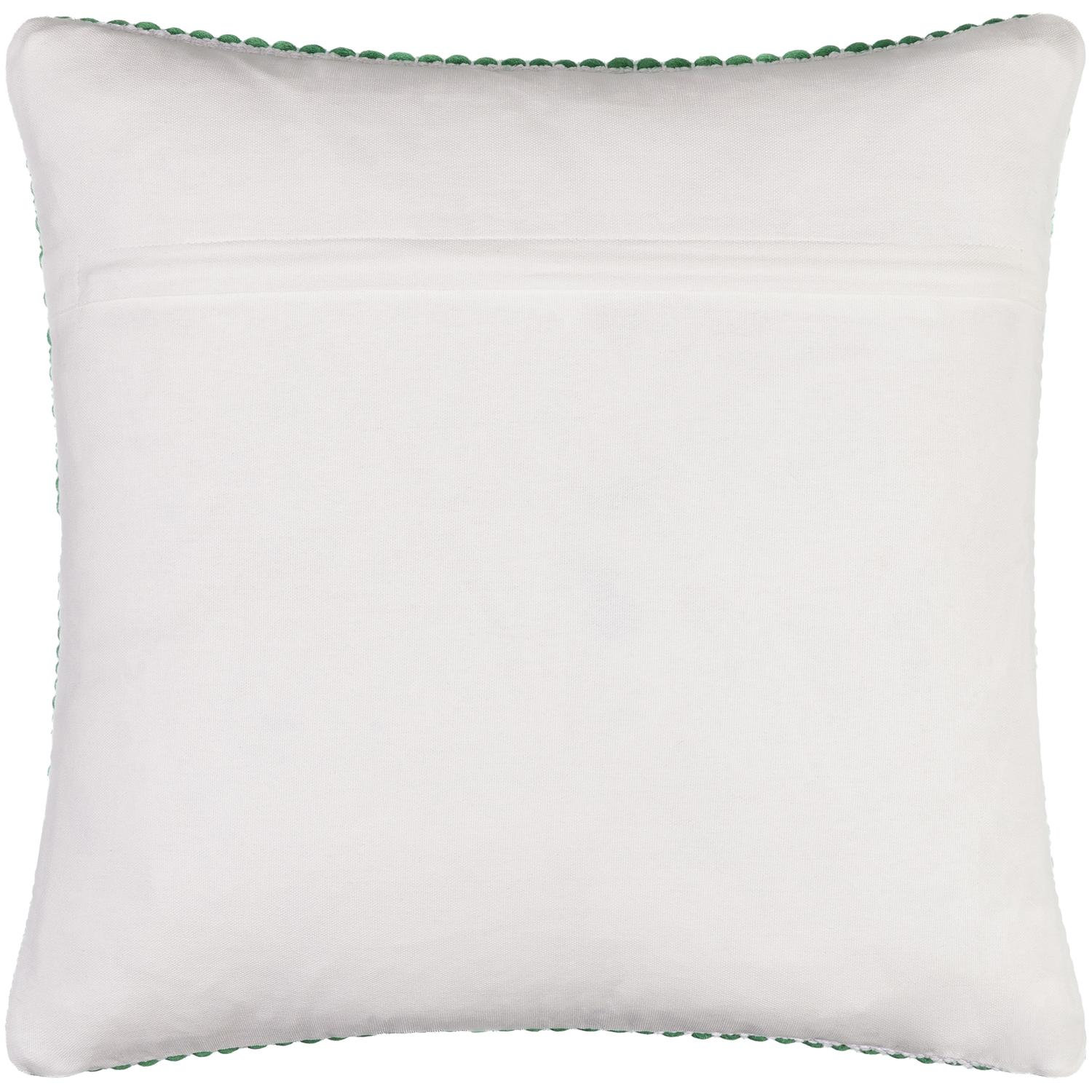 Waverly Wool Pillow Cover, Pillow Cover Only - No Insert, Green, 22" x 22"