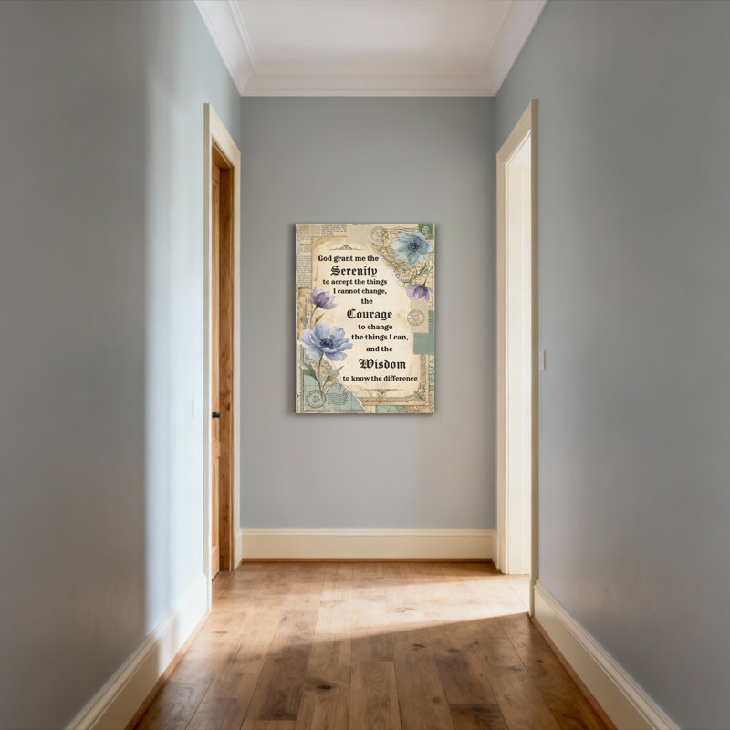 Serenity Prayer, H 18 po x l 12 po