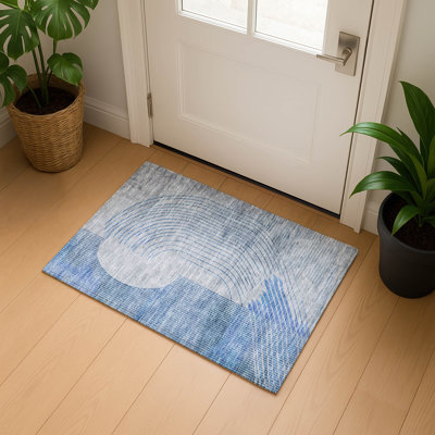 Premium Machine Washable Ariel Geometric Rug