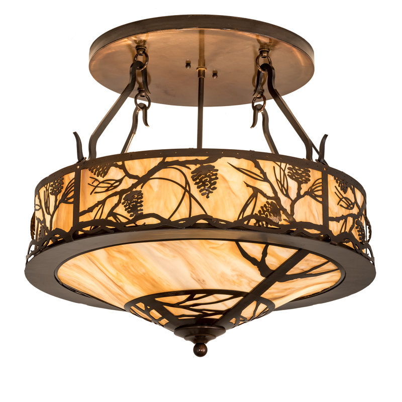 Whispering Semi Flush Mount