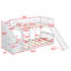Lit superposé simple au-dessus de simple Josmine Kids-1851681835