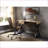 Desks, Modern Gold Aluminum Rectangular Writing Desk with 1 Drawer | Gold | Aluminum