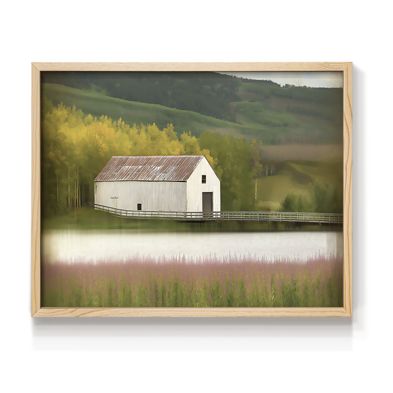 Paysage, série XL, reproduction encadrée, H 8 po x l 10 po, Naturel