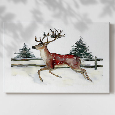 Art de Noël des Fêtes de Noël III - Toile tendue avec châssis - Cxxv