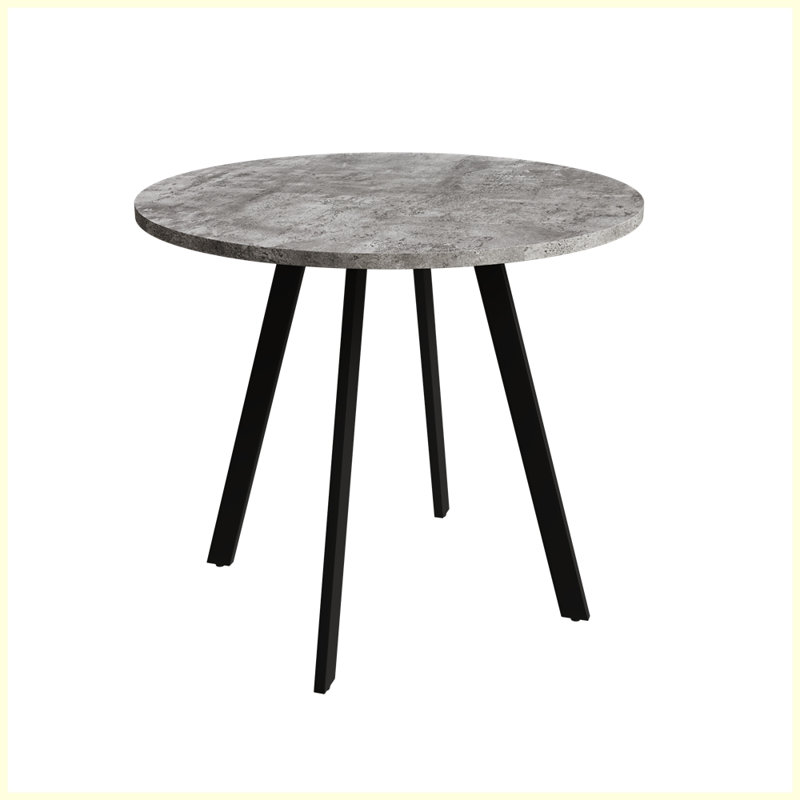 Modern minimalist circular dining table