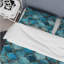 Ensemble de housse de couette Turquoise Metallic Octagon I - Glam-109173820