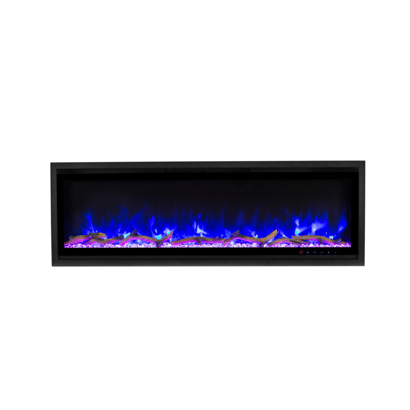 Kennedy II Commercial Grade Smart Electric Fireplace, 60IN, 18.3" H x 62" W x 4.6" D