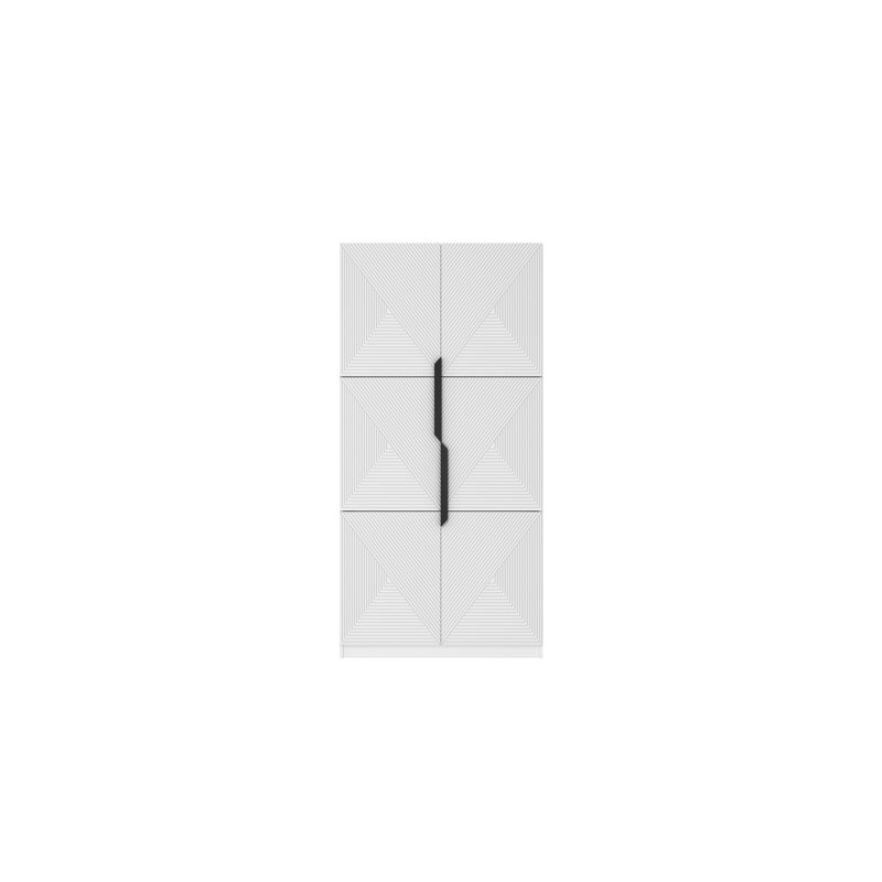 Myreon Wardrobe 100 2d, White Matt