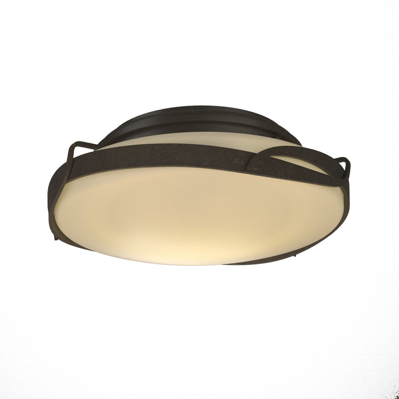 Flora 2 - Light 13.9" Flush Mount, Dark Smoke