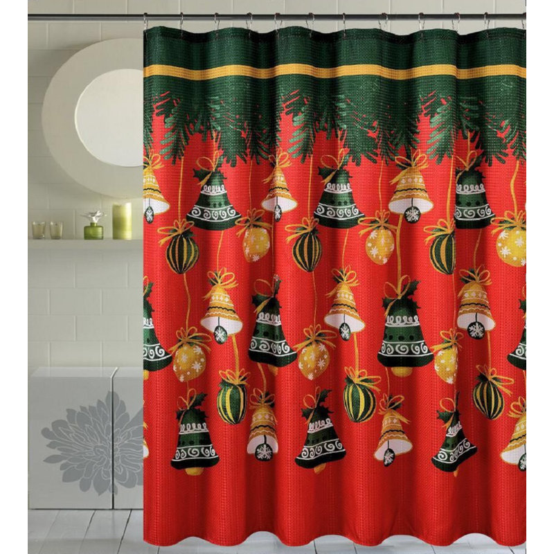 Huxton Shower Curtain with Hooks Included