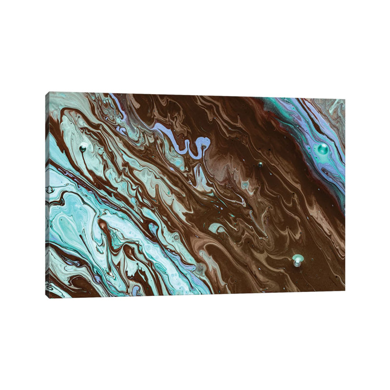 Abstract Textured Painting II by Tatiana Amrein - Wrapped Canvas Painting, 45.72cm H x 66.04cm W x 1.905cm D