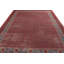 Distressed Homage Hand Knotted Wool Geometric Area Rug in Blue, Orange, Red, Beige, Brown-483904590