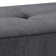 39.4" Corduroy Upholstered Bench